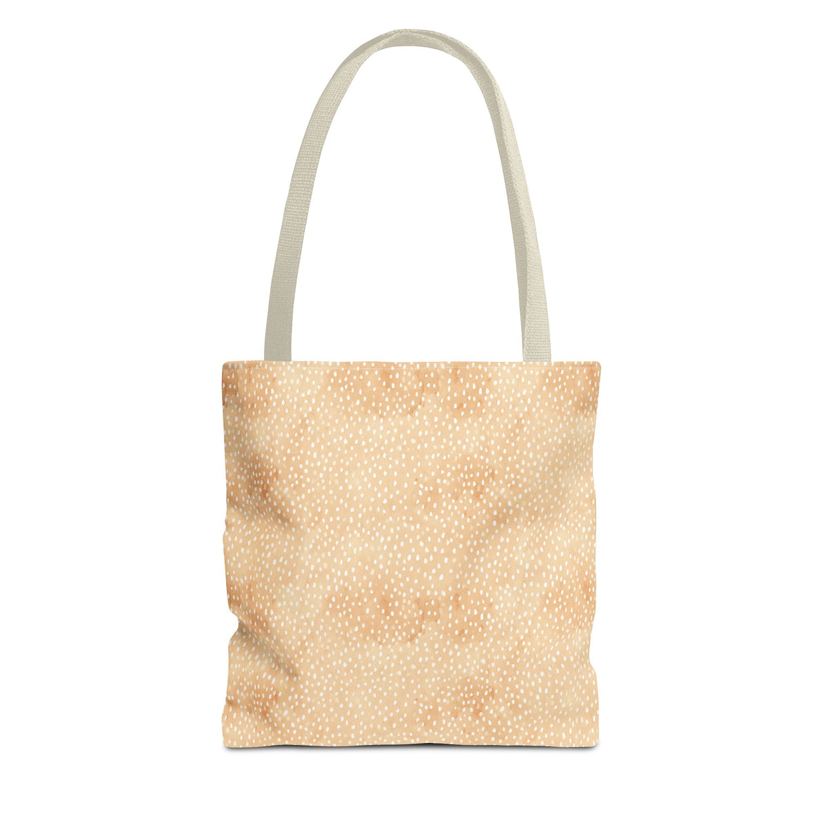Calming Animal Pattern Bag - Light Beige Fawn Print Tote