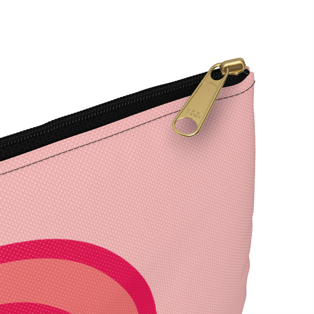 Best Friend Carryall - Bestie Strawberry Milk Pink Heart Pouch