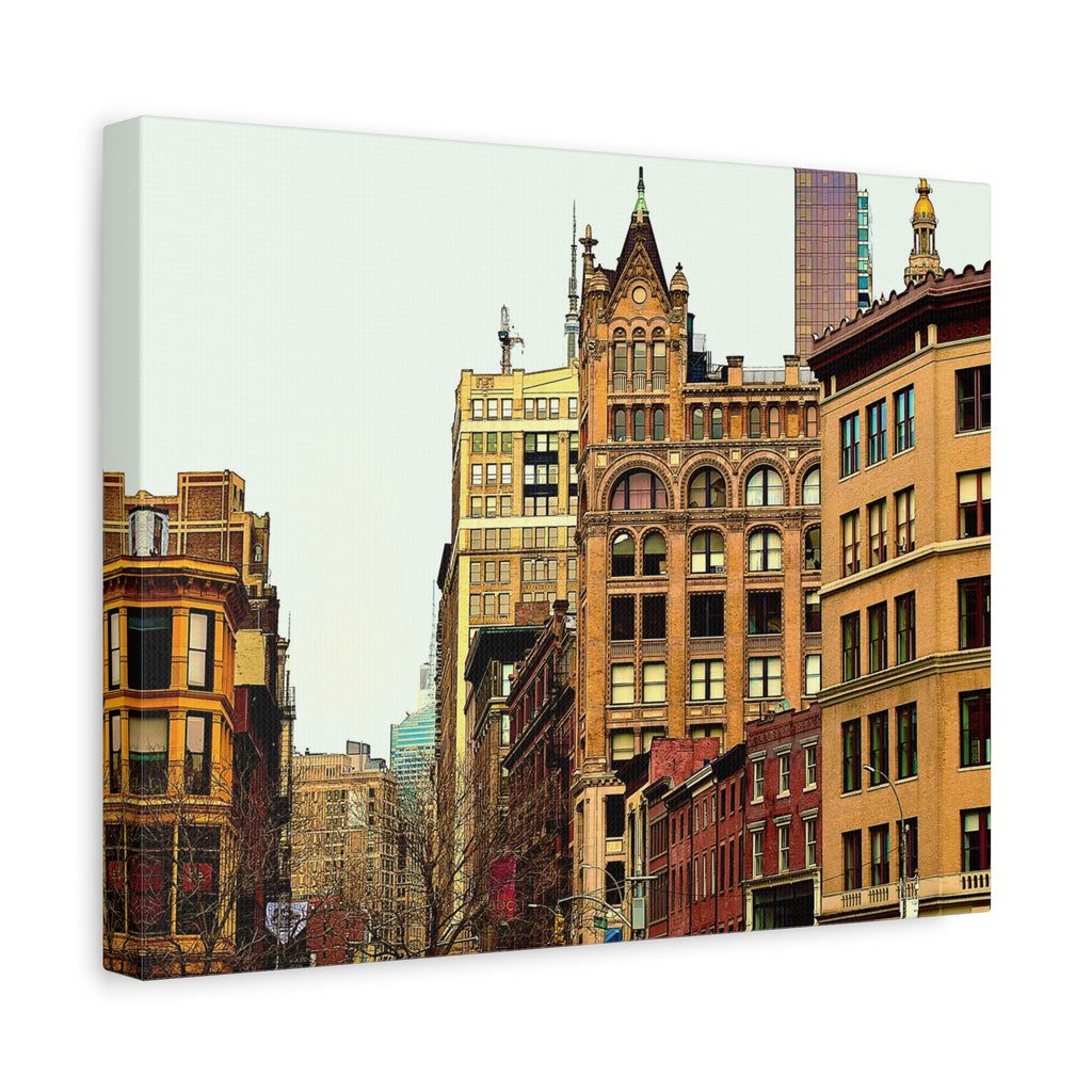 New York Photo Canvas Wrap - Looking Up Union Square Gallery Wrap