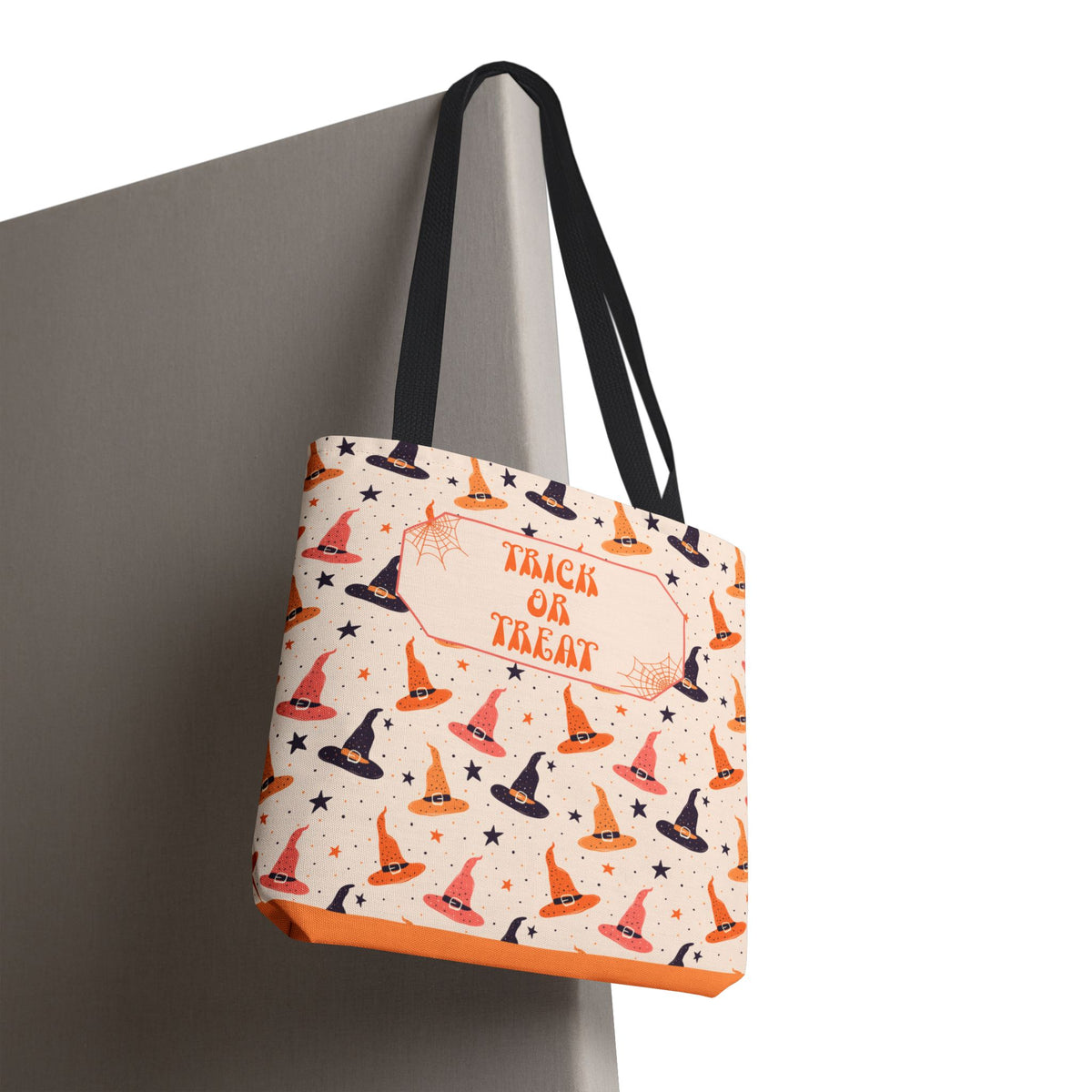 Halloween Witch Hat Pattern Trick or Treat Bag - Personalizable Candy Tote