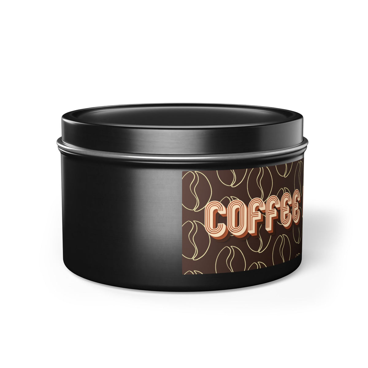 Fresh Coffee Scent Candle - Coffee House Vibes Tin Candle