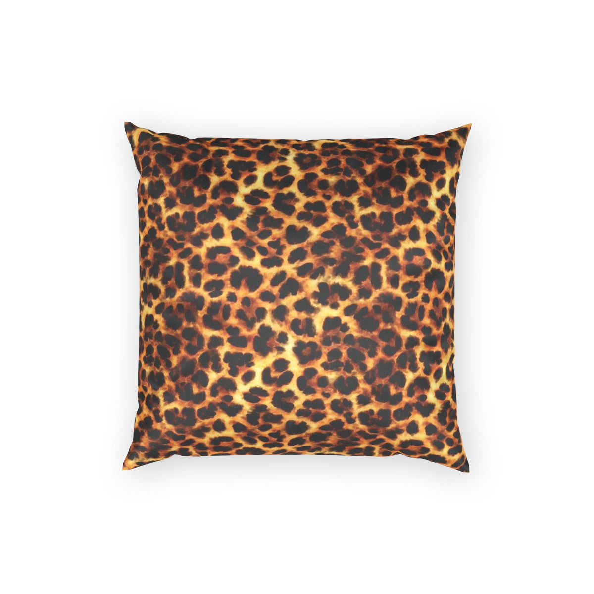 Glam Velvet Throw Pillow - Leopard Print Accent Pillow