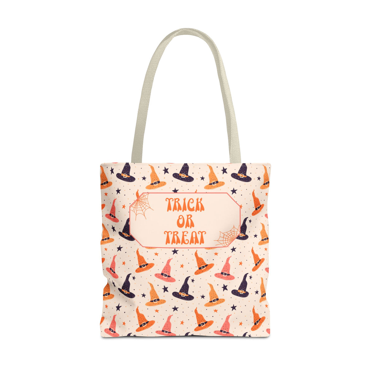 Halloween Witch Hat Pattern Trick or Treat Bag - Personalizable Candy Tote