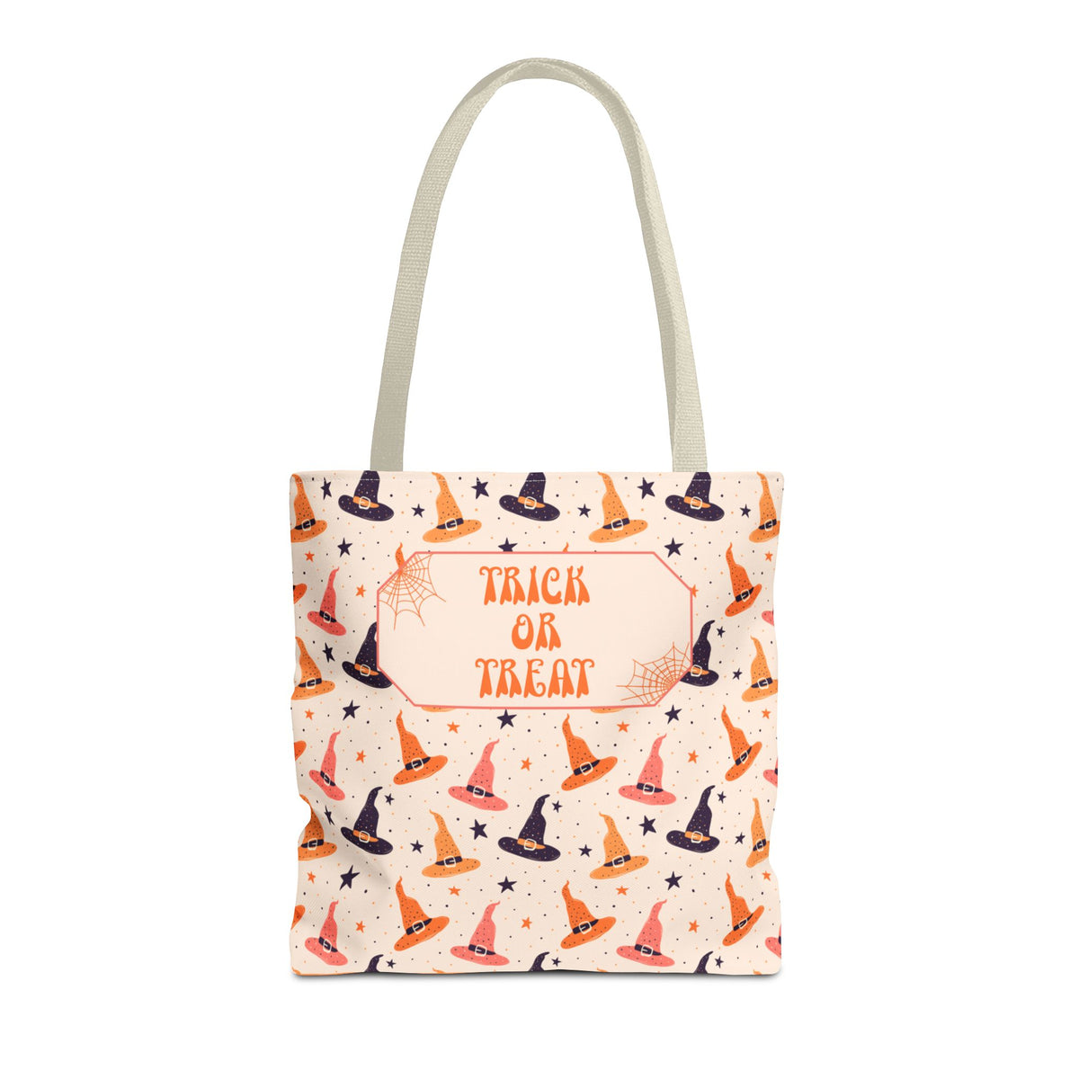 Halloween Witch Hat Pattern Trick or Treat Bag - Personalizable Candy Tote