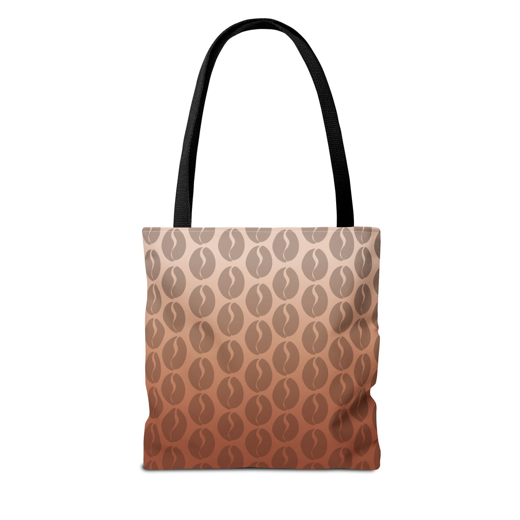 Coffee Lover's Ombre Tote Bag - Coffee Bean Gradient Tote Bag