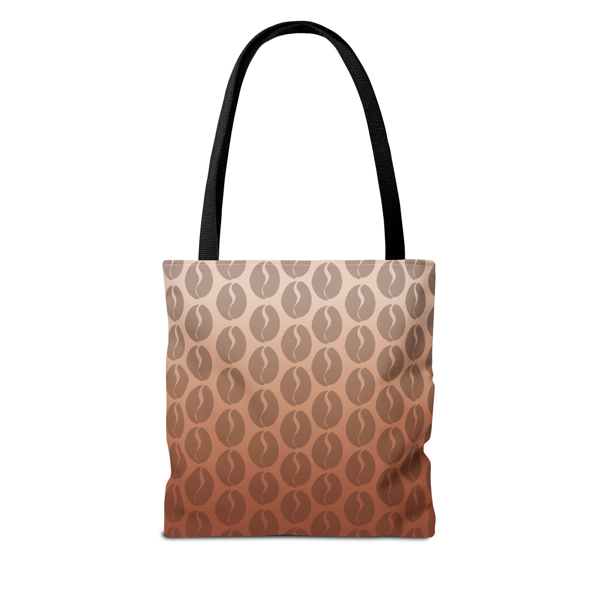 Coffee Lover's Ombre Tote Bag - Coffee Bean Gradient Tote Bag