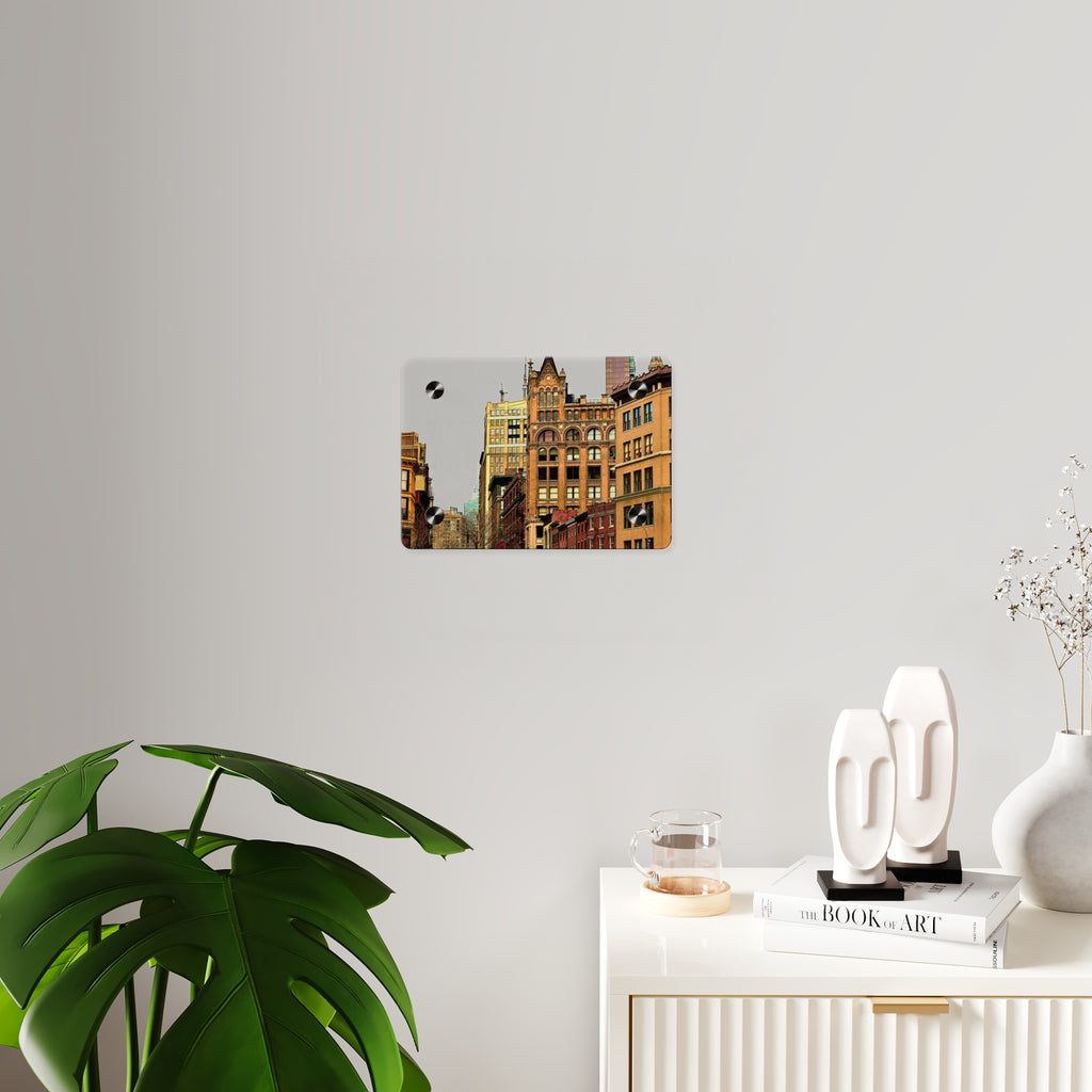 New York City Acrylic Wall Art - Looking Up Union Square Art Panel