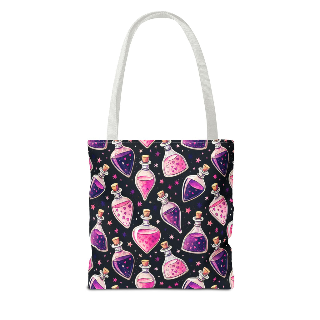 Cute Spooky Potion Bottle Bag - Pink and Purple Magic Halloween Tote