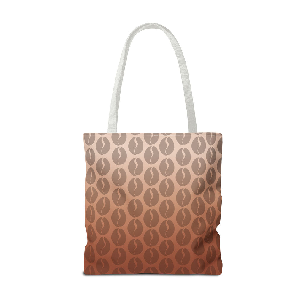 Coffee Lover's Ombre Tote Bag - Coffee Bean Gradient Tote Bag