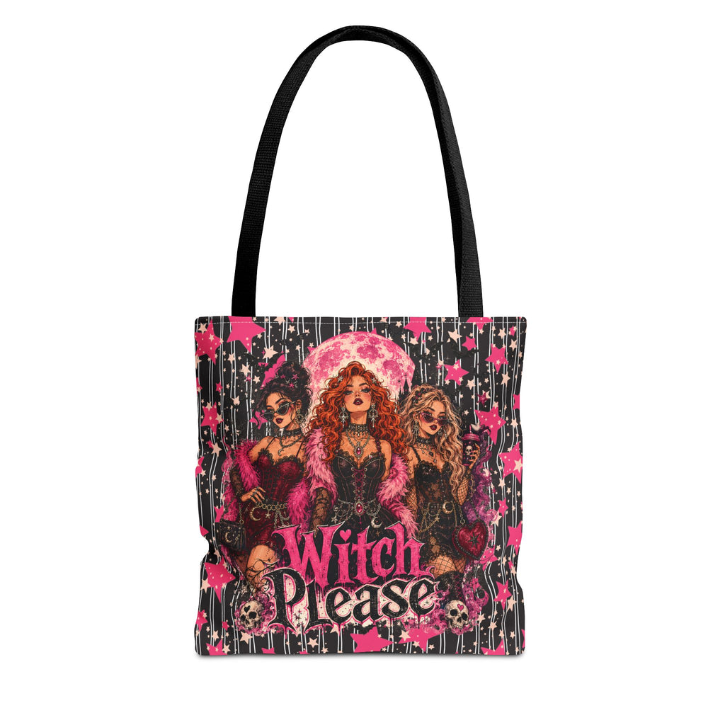 Witch Please Tote Bag - Vintage Glam Witchy Trio Tote