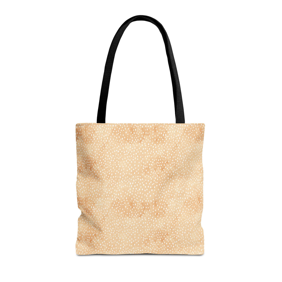 Calming Animal Pattern Bag - Light Beige Fawn Print Tote
