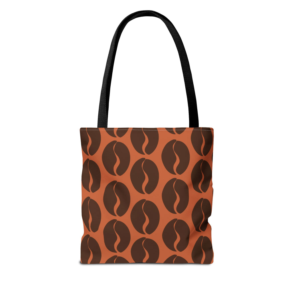 Coffee Bean Tote Bag - Cocoa Brown Coffee Lover's Tote