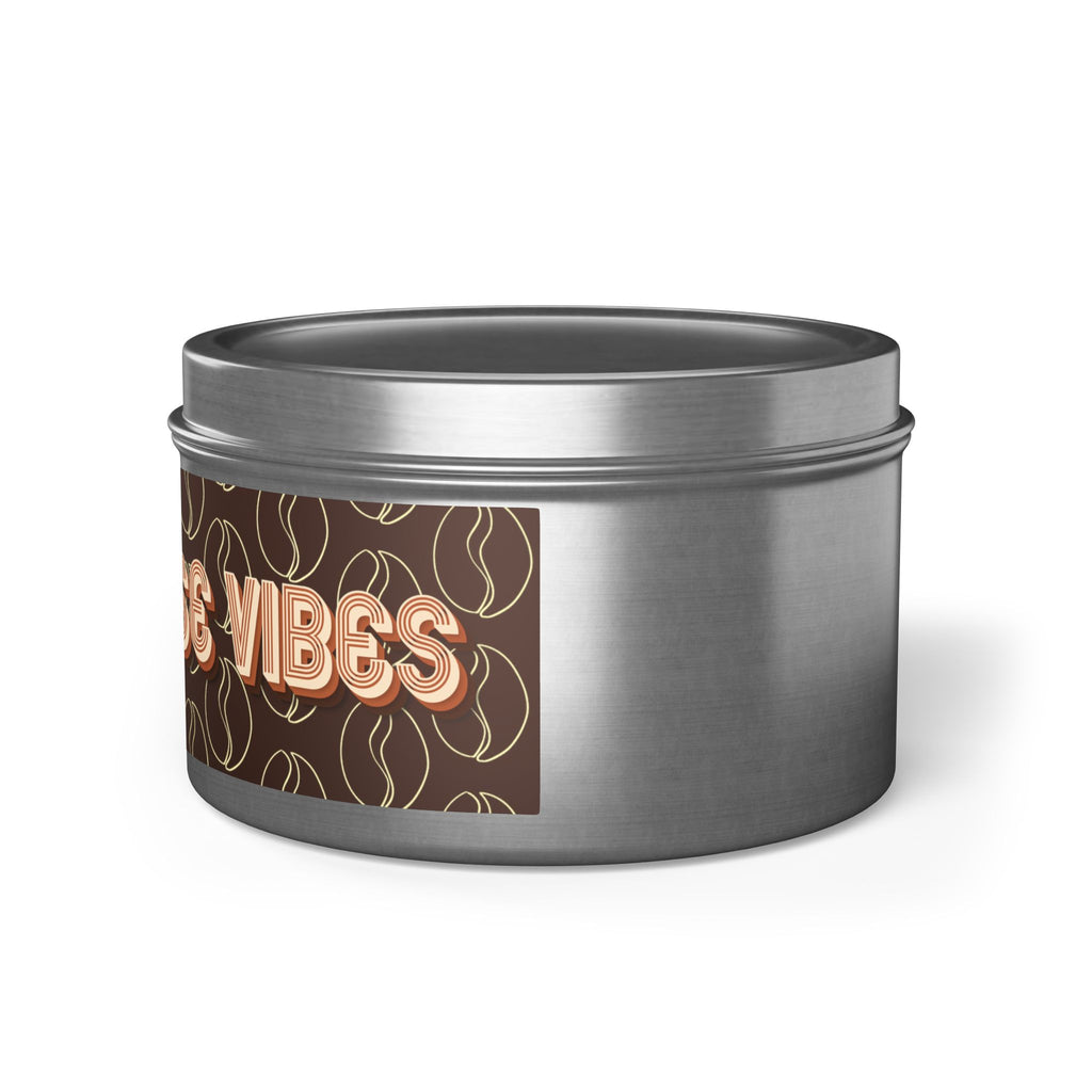 Fresh Coffee Scent Candle - Coffee House Vibes Tin Candle