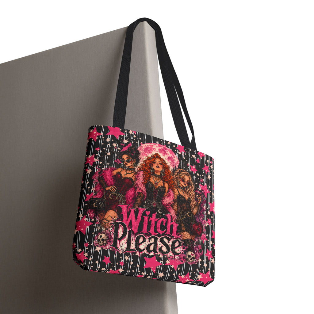 Witch Please Tote Bag - Vintage Glam Witchy Trio Tote