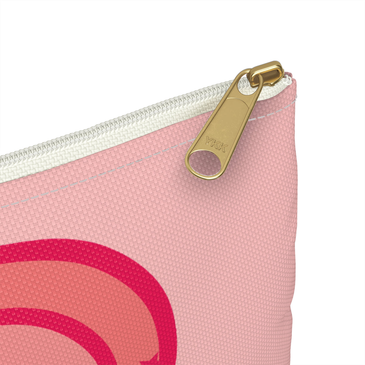 Best Friend Carryall - Bestie Strawberry Milk Pink Heart Pouch