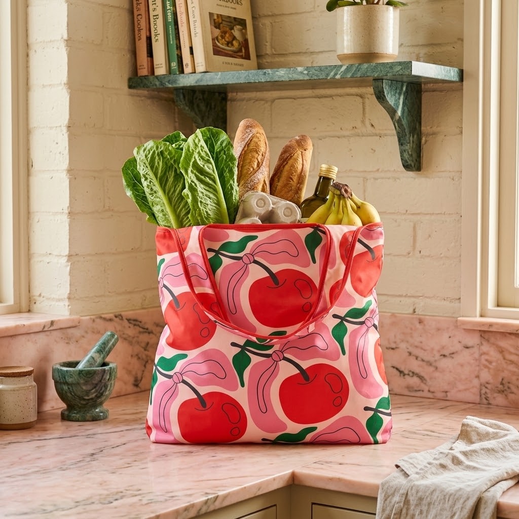 Coquette Cherries  Reusable Bag